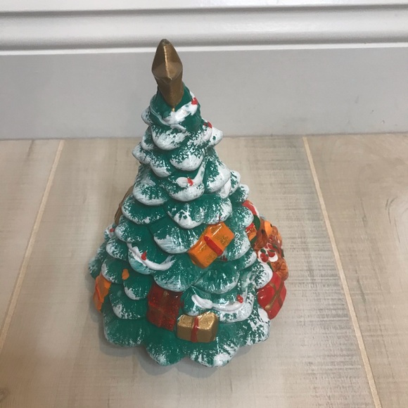 Vintage Music Box Ceramic Christmas Tree Decor - Picture 6 of 8